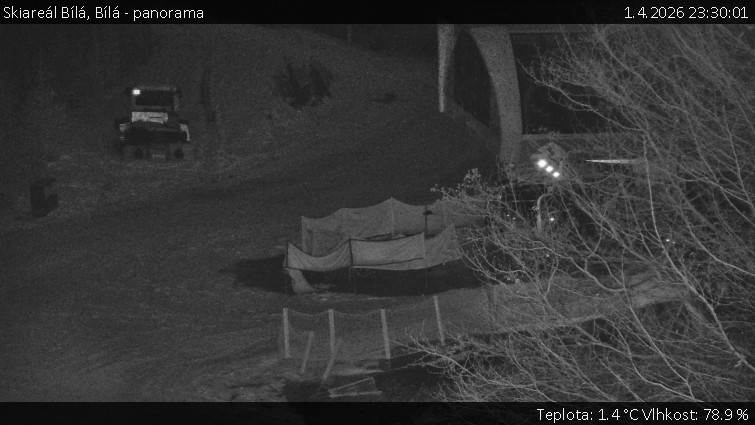 Skiareál Bílá - Bílá - panorama - 1.4.2026 v 23:30