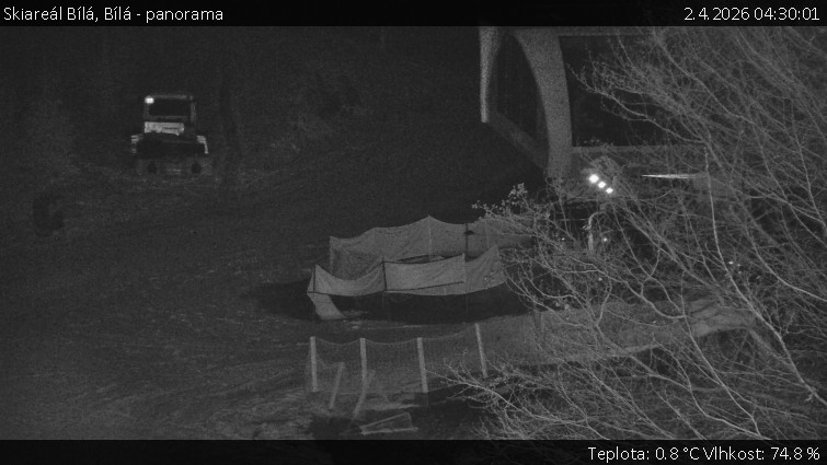 Skiareál Bílá - Bílá - panorama - 2.4.2026 v 04:30