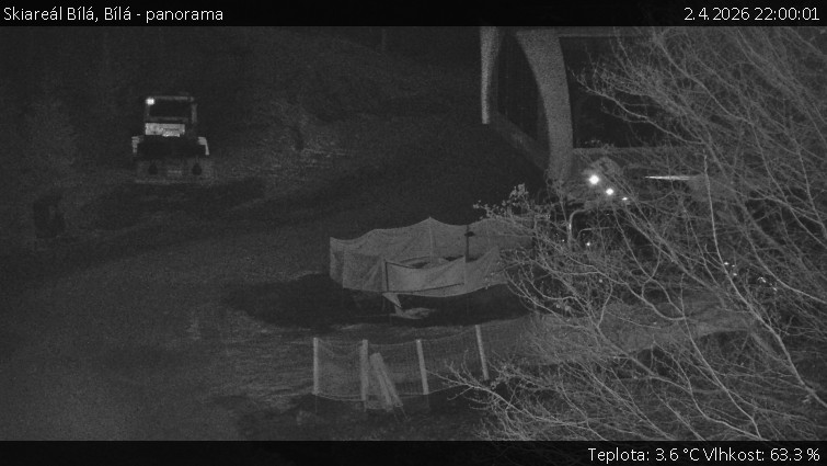 Skiareál Bílá - Bílá - panorama - 2.4.2026 v 22:00