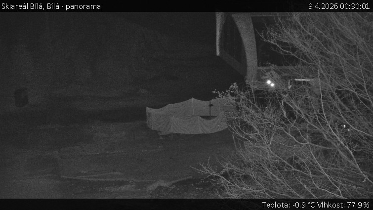 Skiareál Bílá - Bílá - panorama - 9.4.2026 v 00:30