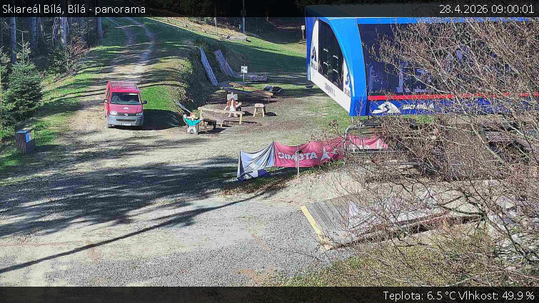 Skiareál Bílá - Bílá - panorama - 28.4.2026 v 09:00