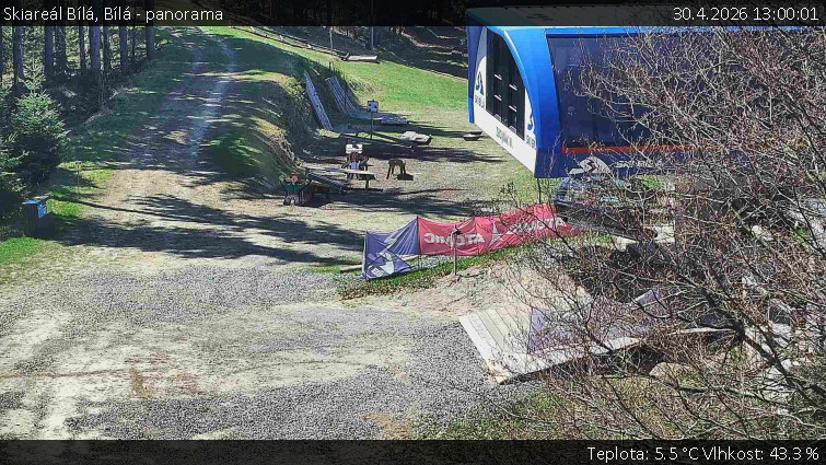 Skiareál Bílá - Bílá - panorama - 30.4.2026 v 13:00