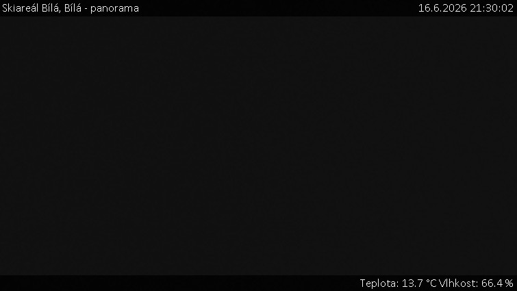 Skiareál Bílá - Bílá - panorama - 16.6.2026 v 21:30