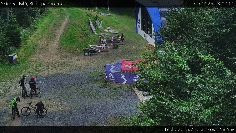 Skiareál Bílá - Bílá - panorama - 4.7.2026 v 13:00