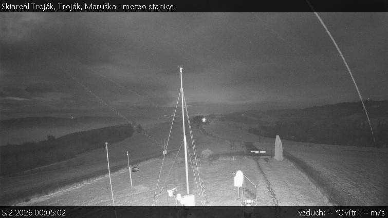 Skiareál Troják - Troják, Maruška - meteo stanice - 5.2.2026 v 00:05