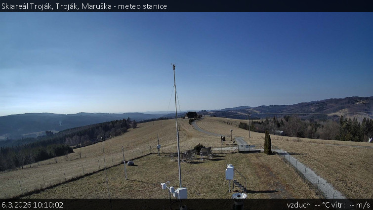 Skiareál Troják - Troják, Maruška - meteo stanice - 6.3.2026 v 10:10