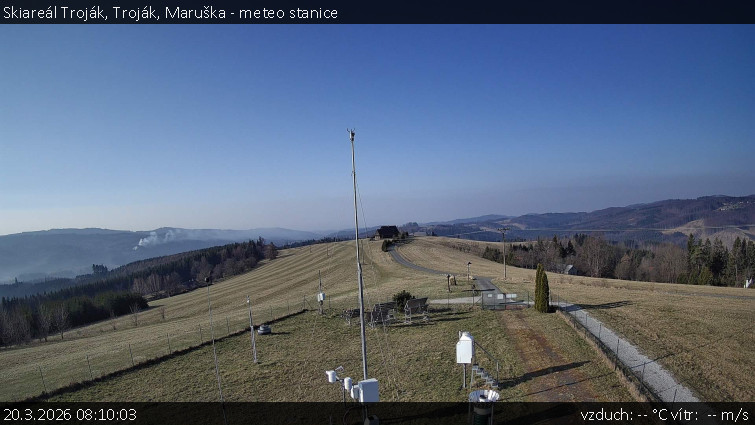 Skiareál Troják - Troják, Maruška - meteo stanice - 20.3.2026 v 08:10