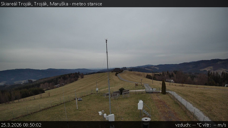 Skiareál Troják - Troják, Maruška - meteo stanice - 25.3.2026 v 08:50