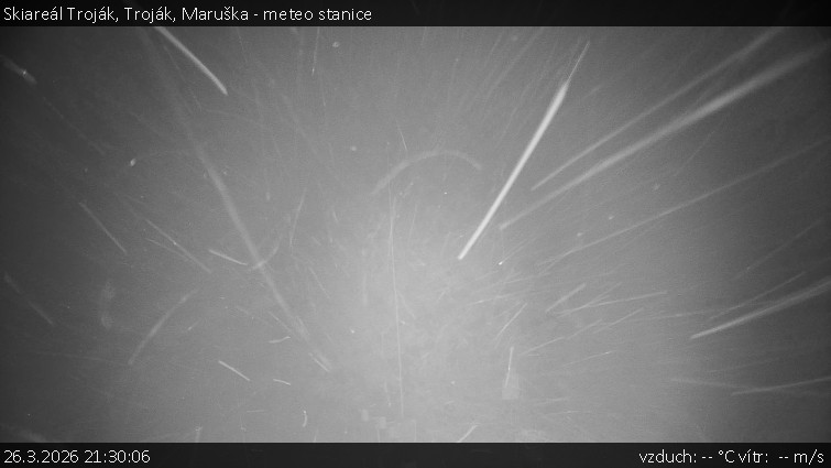 Skiareál Troják - Troják, Maruška - meteo stanice - 26.3.2026 v 21:30