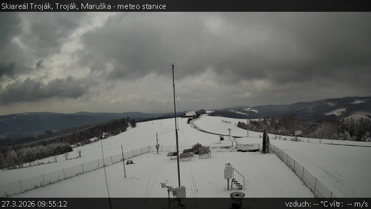 Skiareál Troják - Troják, Maruška - meteo stanice - 27.3.2026 v 09:55