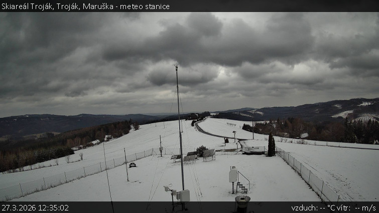 Skiareál Troják - Troják, Maruška - meteo stanice - 27.3.2026 v 12:35