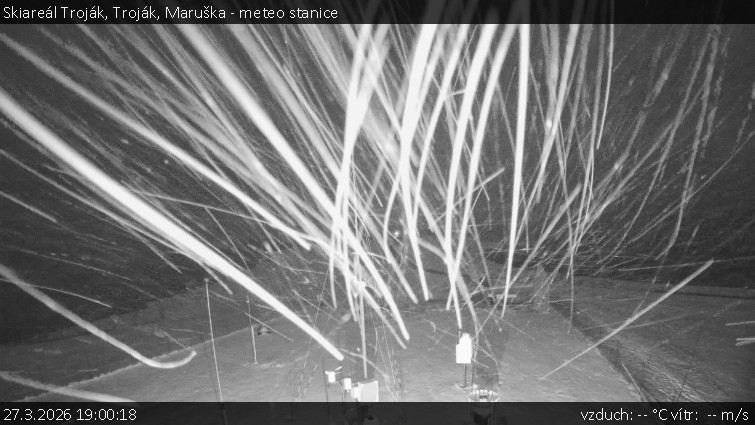 Skiareál Troják - Troják, Maruška - meteo stanice - 27.3.2026 v 19:00