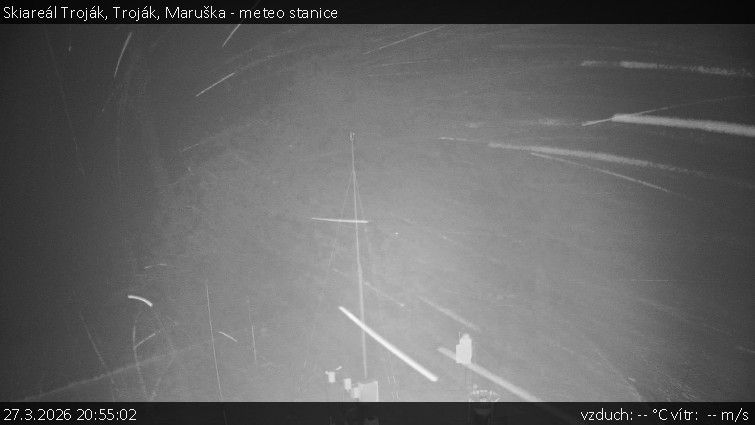 Skiareál Troják - Troják, Maruška - meteo stanice - 27.3.2026 v 20:55