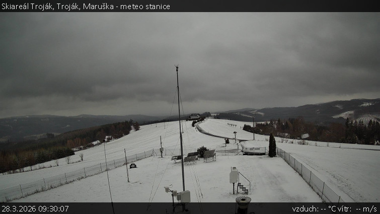 Skiareál Troják - Troják, Maruška - meteo stanice - 28.3.2026 v 09:30