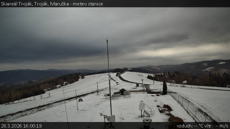Skiareál Troják - Troják, Maruška - meteo stanice - 28.3.2026 v 16:00