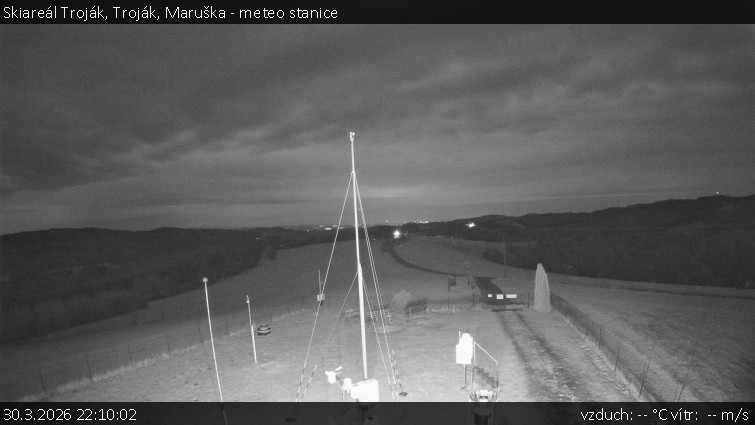 Skiareál Troják - Troják, Maruška - meteo stanice - 30.3.2026 v 22:10