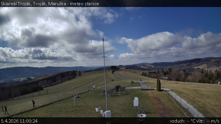 Skiareál Troják - Troják, Maruška - meteo stanice - 5.4.2026 v 11:00