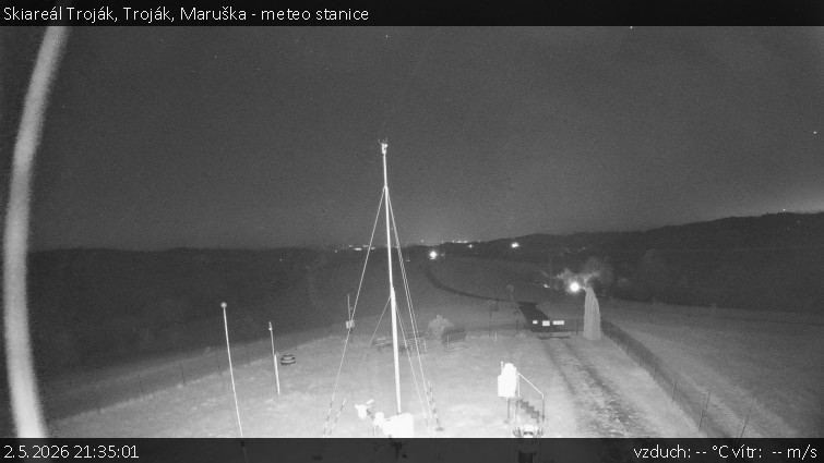 Skiareál Troják - Troják, Maruška - meteo stanice - 2.5.2026 v 21:35