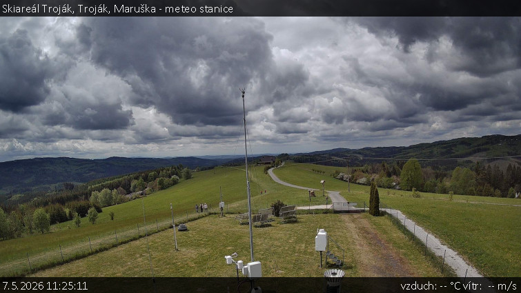 Skiareál Troják - Troják, Maruška - meteo stanice - 7.5.2026 v 11:25