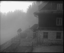 Terasa horského hotelu