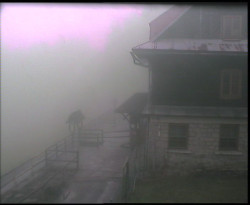 Terasa horského hotelu