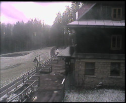 Terasa horského hotelu