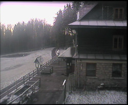 Terasa horského hotelu