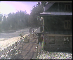 Terasa horského hotelu