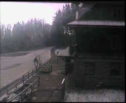 Terasa horského hotelu