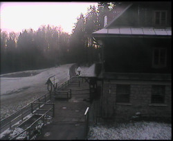 Terasa horského hotelu