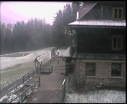 Terasa horského hotelu