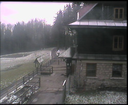 Terasa horského hotelu