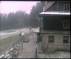 Terasa horského hotelu