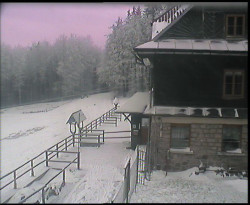 Terasa horského hotelu
