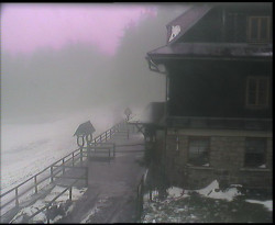 Terasa horského hotelu