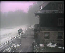 Terasa horského hotelu