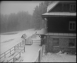 Terasa horského hotelu