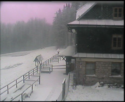 Terasa horského hotelu