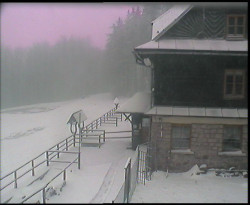 Terasa horského hotelu