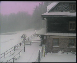 Terasa horského hotelu