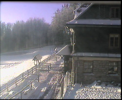 Terasa horského hotelu