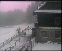 Terasa horského hotelu