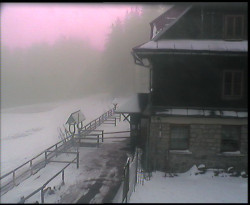 Terasa horského hotelu