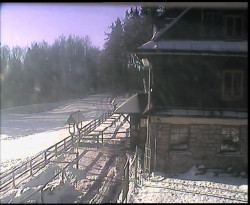 Terasa horského hotelu