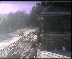 Terasa horského hotelu