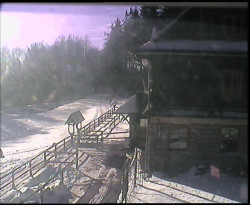 Terasa horského hotelu