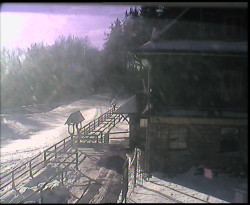 Terasa horského hotelu