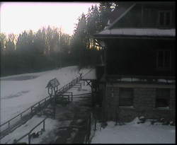 Terasa horského hotelu