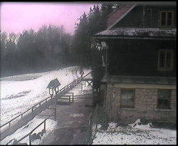 Terasa horského hotelu