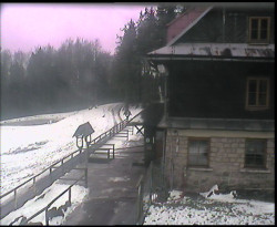 Terasa horského hotelu